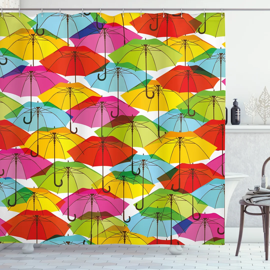 Berngard Polyester Shower Curtain Set