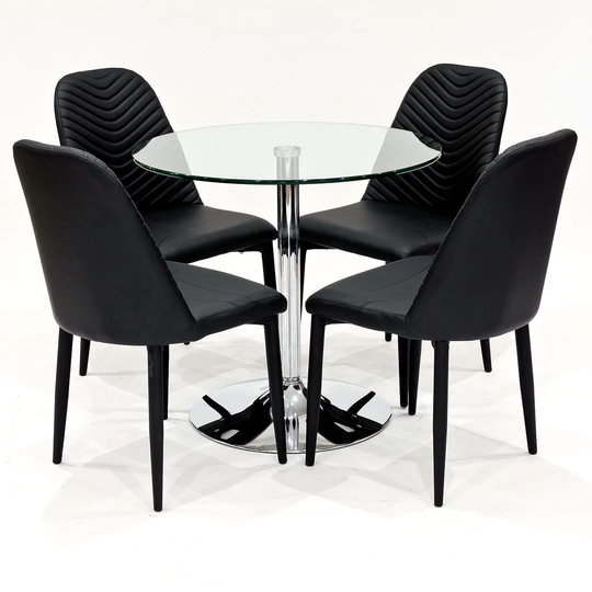 Danton Dining Set with 4 Chairs