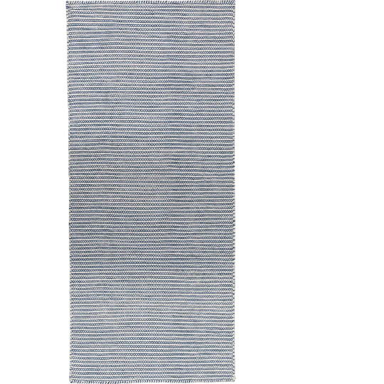 Herault Handmade Kilim Wool Aqua Rug