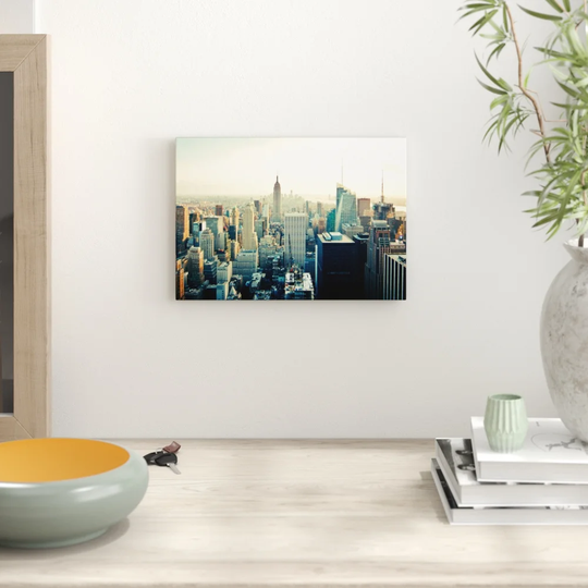 'Manhattan New York City Skyline USA' Graphic Art
