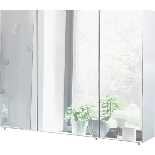100cm x 70.7cm Surface Mount Mirror Cabinet with LED Lighting