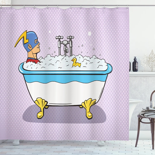 Badrudeen Polyester Shower Curtain Set