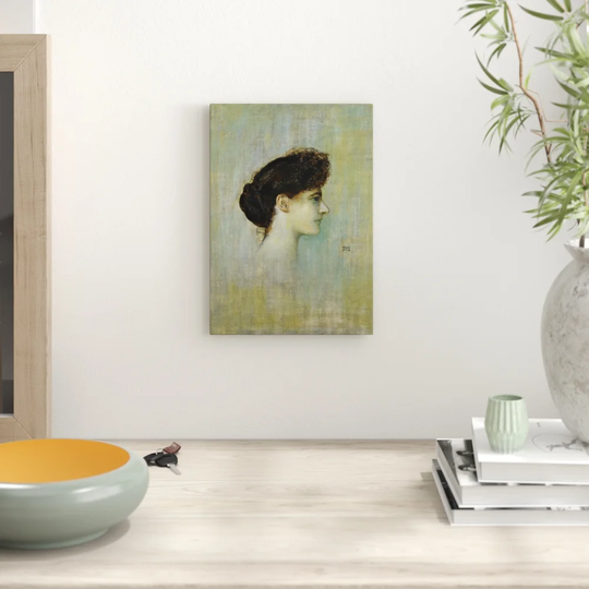 'Female Portrait' by Franz Stuck Painting Print