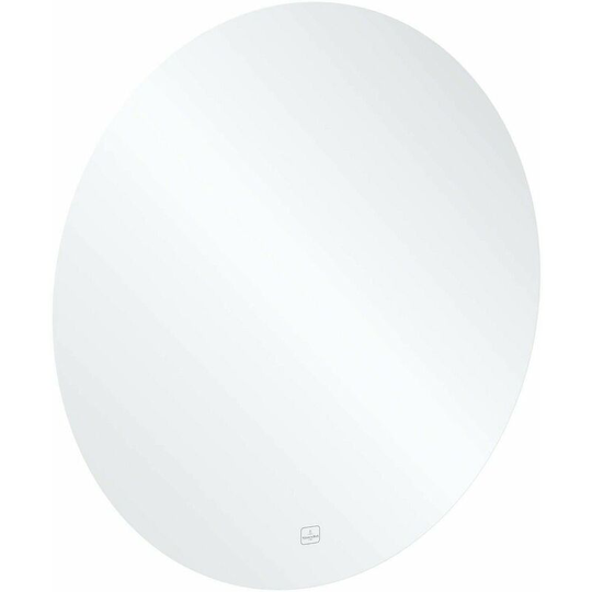More To See Lite Mirror Round - 850mm Diameter - A4608500 - White Alpine - Villeroy&boch