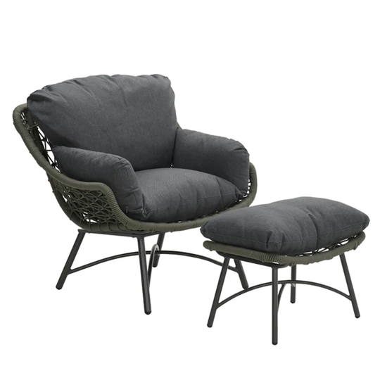 Nanette Armchair and Footstool