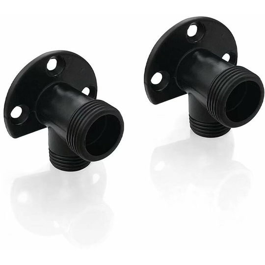 Matte Black Installation Kit for Connecting Hose for Exposed Faucet, Outdoor Shower System, Thermostatic Mixing Valve, Concealed to Surface
