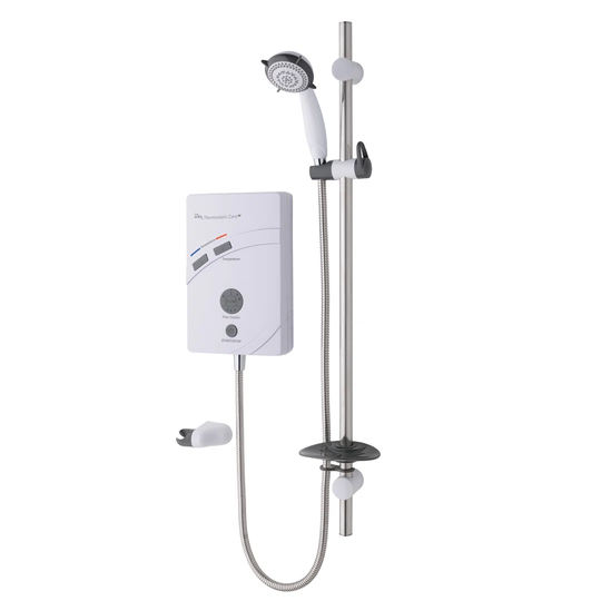 Care Qi Thermostatic Power Shower with Slide Bar Shower Head