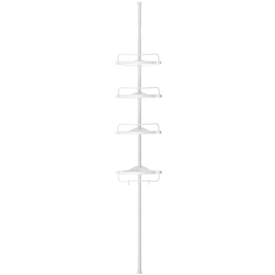 Studdard 4 Tier Adjustable Shower Corner 35 x 305 cm Bathroom Shelf