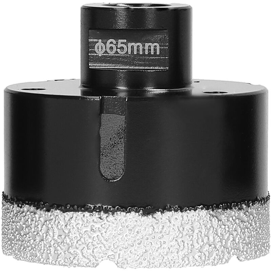 Vacuum Brazed Welding Diamond Core Drill Bit Marble Ceramic Tile Wall Brick Holes Drilling Accessory,Multicolor,65mm - Multicolor,65mm