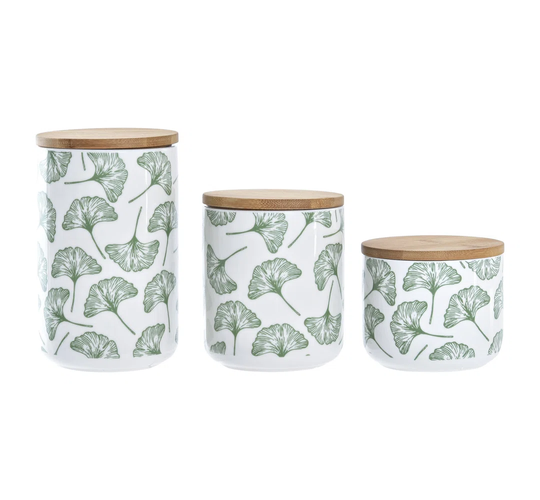 Boxrah White/Green 17Cm Stoneware Table Vase