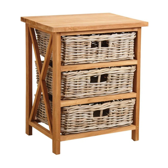 Hibbs 3 Drawer 51cm W Chest Of Drawers