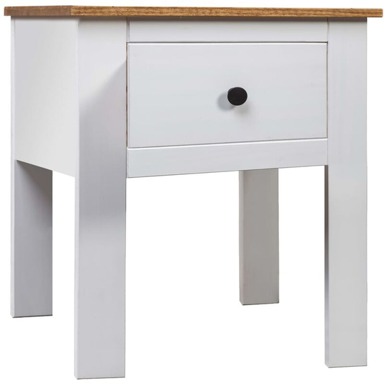 Beckman 1 Drawer Bedside Table by August Grove White