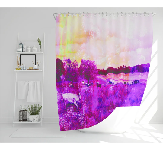 Dimitrije Polyester Shower Curtain Set
