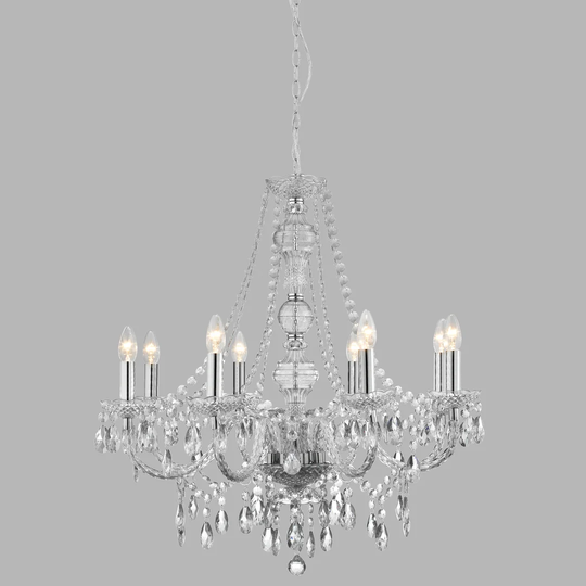 8-Light Candle Style Chandelier