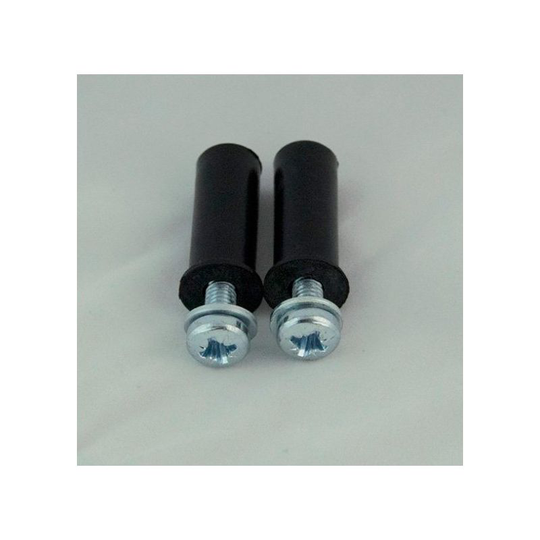 Pair of Well Nuts - Fixings for blind holes - specifically for toilet seats on back-to-wall toilets