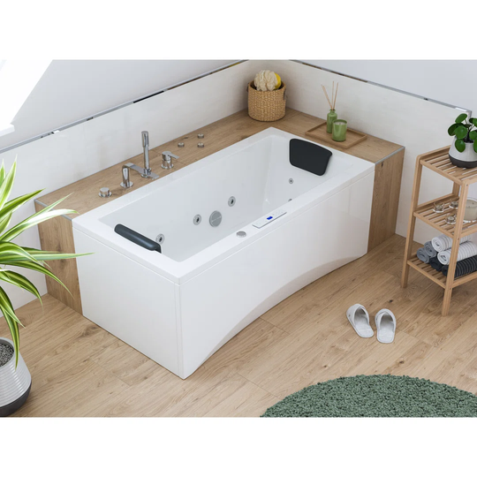 Unity Premium 160cm x 75cm Shower Bath Whirlpool Bathtub