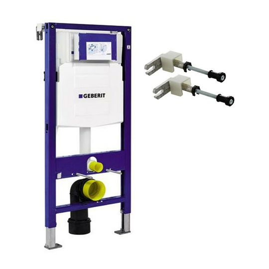 Geberit - Duofix 1.12m wc Toilet Frame UP320 Sigma Cistern Wall Brackets + wc Bend
