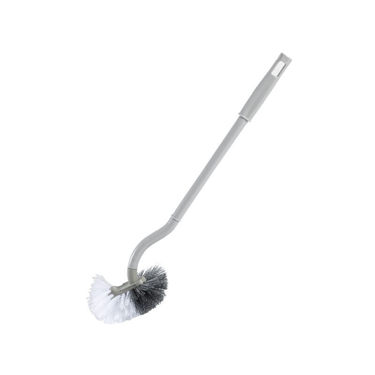 Long Handle Plastic Toilet Brush a heavy duty toilet brush, deep cleaning, gray