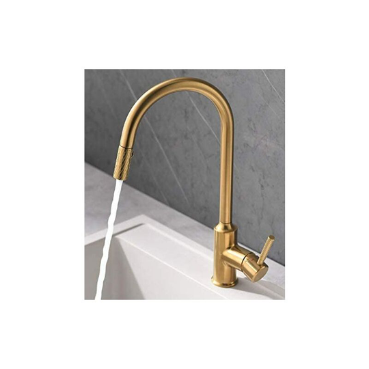 Single lever kitchen sink mixer Single lever kitchen sink mixer, gold