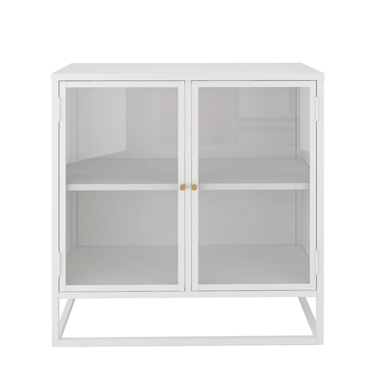 Gadbois 2 -Door 2 -Shelf Storage Cabinet