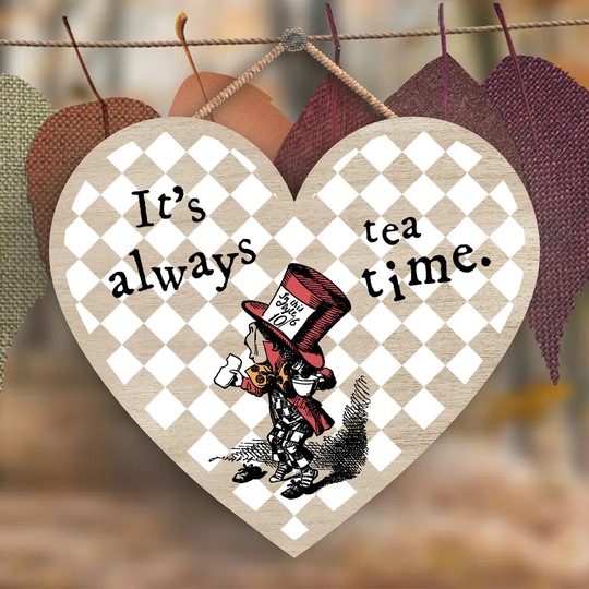 Always Tea Time Alice in Wonderland Wall Décor
