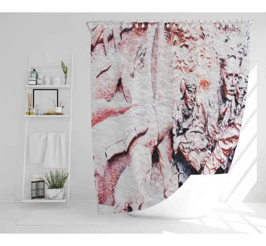 Dime Polyester Shower Curtain Set