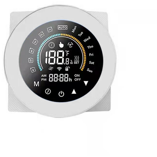 Asupermall - Tuya ZigBee Smart Thermostat Digital Temperature Controller for Electric Heating with Large lcd Display,Touch Button Voice