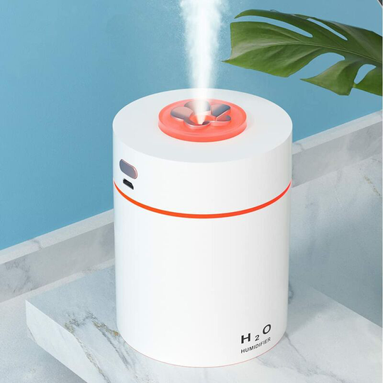 Perleraregb - Mini Humidifier, Air Humidifier Humidifier Home Office Car Air Aroma Diffuser Sprayer (White)