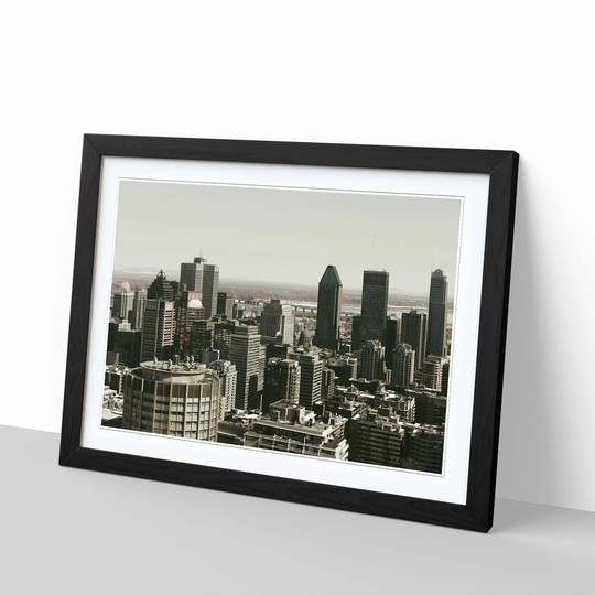 'Montreal Canada Skyline' Framed Photographic Print