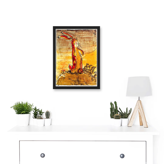 Painting Book Cover Williams Velveteen Rabbit Nicholson Artwork Framed Wall Art Print A4