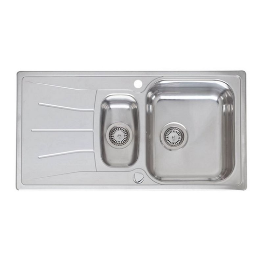 Reginox - Comfort Diplomat 1.5 Stainless Steel Inset Kitchen Sink