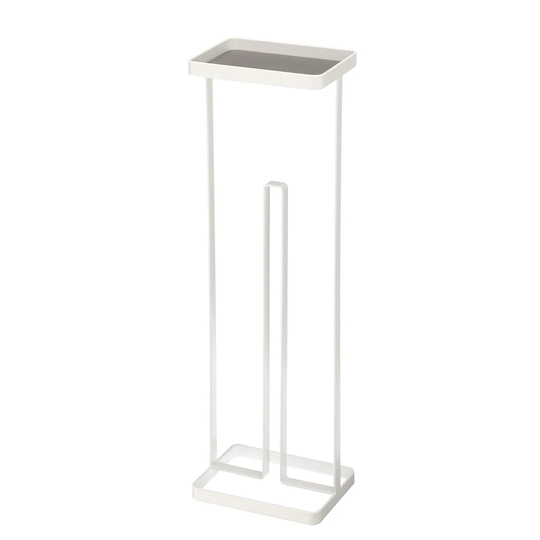 Tower Freestanding Toilet Roll Holder with Tray