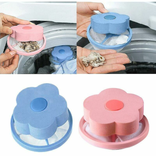Dirty Fiber Collector Washing Machine Filters Laundry Ball Disc Hair Removal Catcher Filter4pcs Mesh Pouch Cleaning Balls Bag