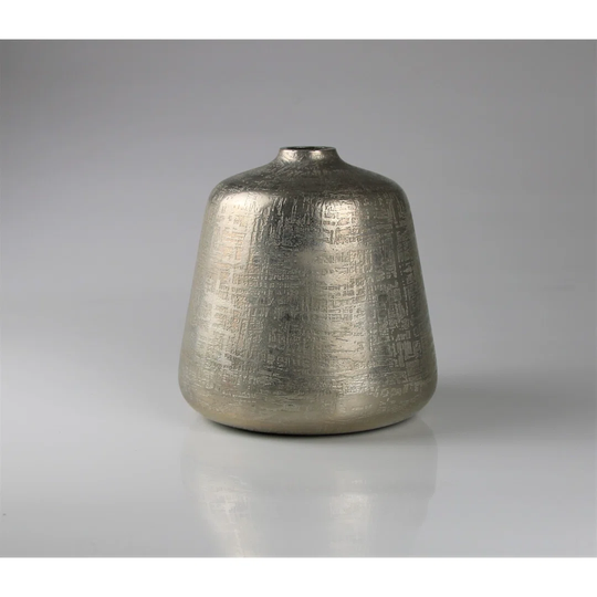 Stouchsburg Silver Aluminum Table Vase