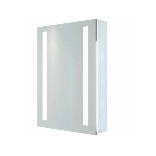 Sagittarius 1 Door led Illuminated Mirrored Bathroom Cabinet - 700mm x 500mm - Clear - RAK