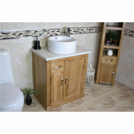 Deluna 750mm Free-standing Single Vanity Unit