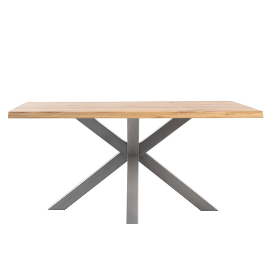 Annica 90 Cm Solid Oak Pedestal Dining Table