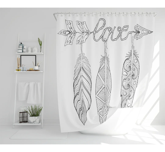 Brzozowski Polyester Shower Curtain Set
