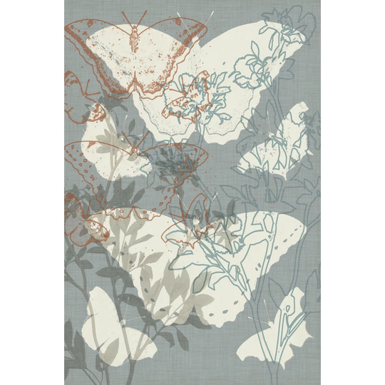 Flowers & Butterflies I
