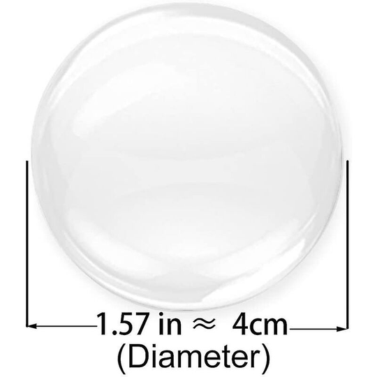 Doorknob Wall Panel, 6pcs Transparent Round Soft Rubber Wall Protector Adhesive Doorknob Bumper