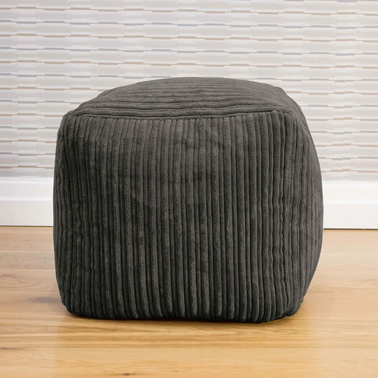 Fairmont Park Cord Cube Footstool Bean Bag Chair