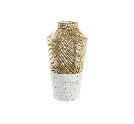 Gold 48Cm Metal Table Vase