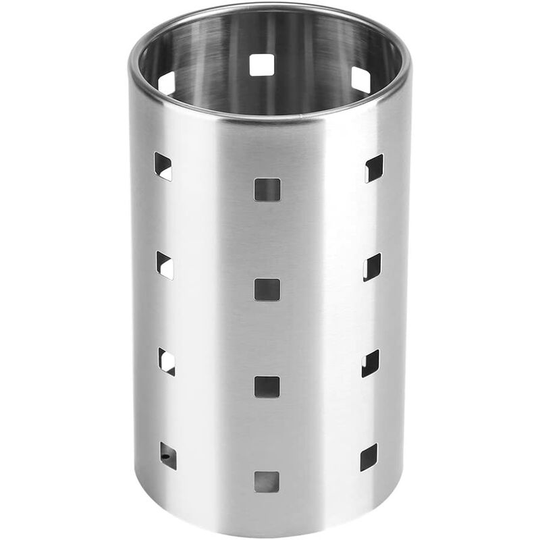 Drainer & agrave; Stainless Steel Cutlery Kitchen Utensil Holder Baskets & agrave; Cutlery Organizers Round Storage Rack for Spoons Knives Forks