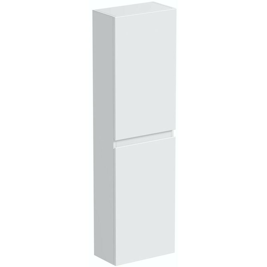 Hardy white wall hung cabinet 1400 x 350mm - White - Mode