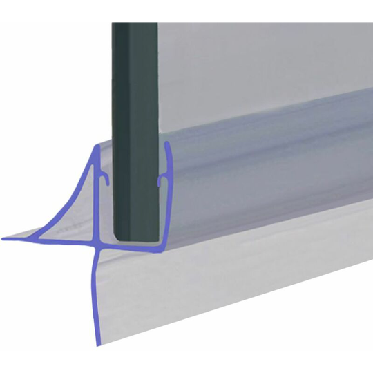 Shower Seal for Screens, Doors or Panels | Fits 3 or 4mm Glass | Seals 11-16mm Gaps | SEAL147 (140cm) - Clear