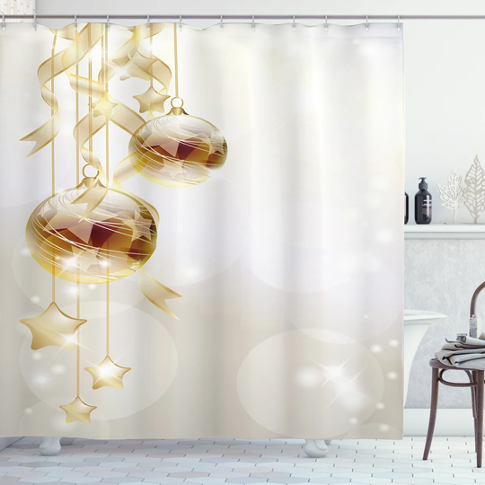 Besty 13 Piece Polyester Shower Curtain Set