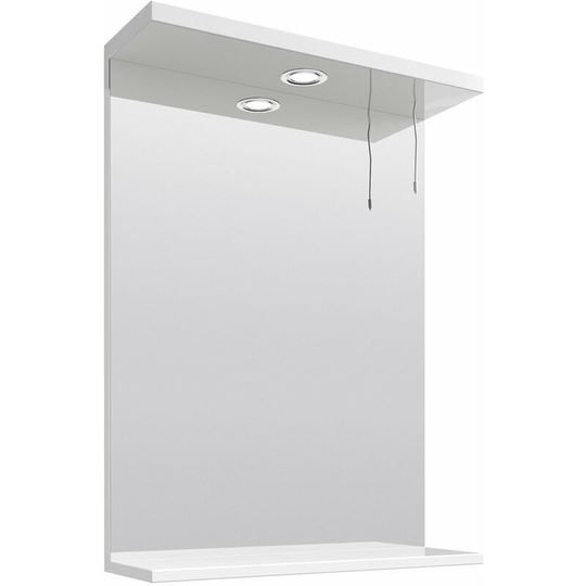 Alexander James 550mm x 750mm Downlit Vanity Mirror - White
