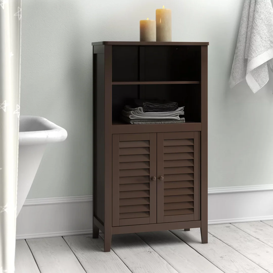 Perla 50 x 92cm Solid Wood Free-Standing Bathroom Cabinet