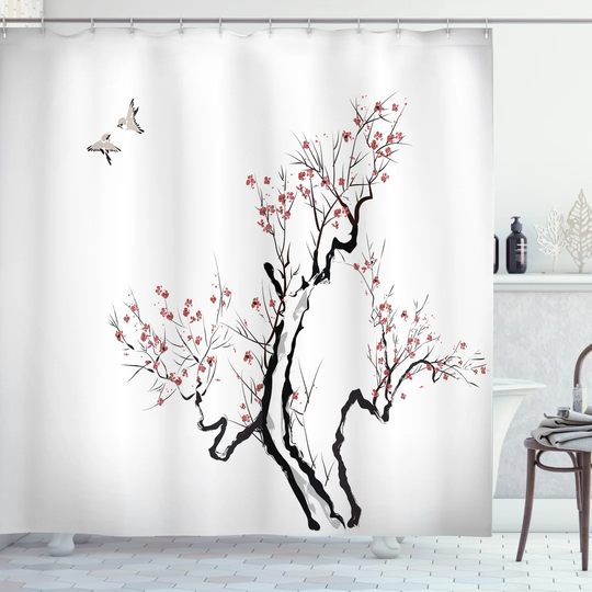 Bonitta 13 Piece Polyester Shower Curtain Set