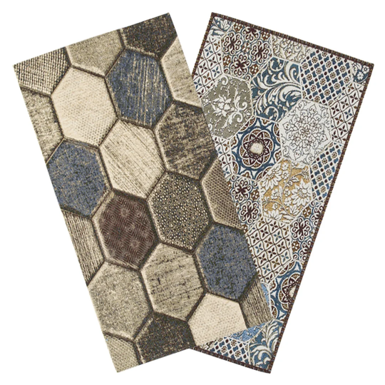 Seng Flatweave Blue/Ivory Rug